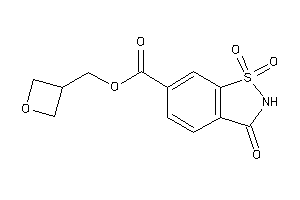 Image of 1,1,3-triketo-1,2-benzothiazole-6-carboxylic Acid Oxetan-3-ylmethyl Ester