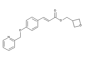 Image of 3-[4-(2-pyridylmethoxy)phenyl]acrylic Acid Oxetan-3-ylmethyl Ester