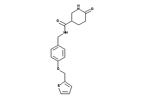 6-keto-N-[4-(2-thenyloxy)benzyl]nipecotamide