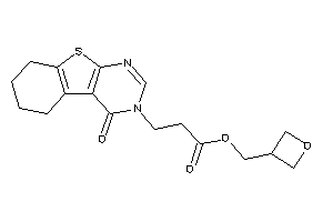 3-(4-keto-5,6,7,8-tetrahydrobenzothiopheno[2,3-d]pyrimidin-3-yl)propionic Acid Oxetan-3-ylmethyl Ester