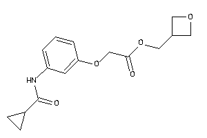 Image of 2-[3-(cyclopropanecarbonylamino)phenoxy]acetic Acid Oxetan-3-ylmethyl Ester