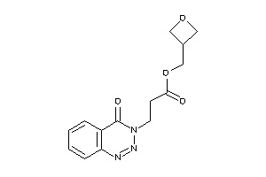 Image of 3-(4-keto-1,2,3-benzotriazin-3-yl)propionic Acid Oxetan-3-ylmethyl Ester