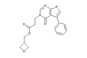 3-(4-keto-5-phenyl-thieno[2,3-d]pyrimidin-3-yl)propionic Acid Oxetan-3-ylmethyl Ester