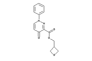 4-keto-1-phenyl-pyridazine-3-carboxylic Acid Oxetan-3-ylmethyl Ester