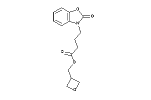 4-(2-keto-1,3-benzoxazol-3-yl)butyric Acid Oxetan-3-ylmethyl Ester