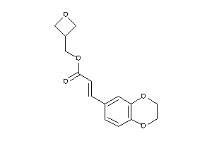 3-(2,3-dihydro-1,4-benzodioxin-6-yl)acrylic Acid Oxetan-3-ylmethyl Ester