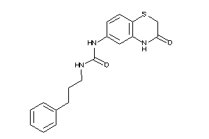 1-(3-keto-4H-1,4-benzothiazin-6-yl)-3-(3-phenylpropyl)urea