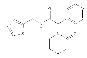 2-(2-ketopiperidino)-2-phenyl-N-(thiazol-5-ylmethyl)acetamide