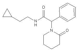 N-(2-cyclopropylethyl)-2-(2-ketopiperidino)-2-phenyl-acetamide