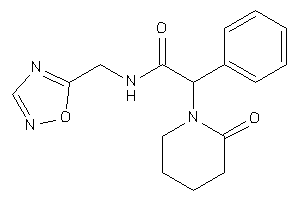 2-(2-ketopiperidino)-N-(1,2,4-oxadiazol-5-ylmethyl)-2-phenyl-acetamide