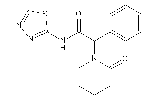 2-(2-ketopiperidino)-2-phenyl-N-(1,3,4-thiadiazol-2-yl)acetamide