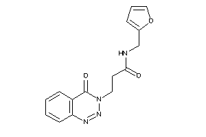 N-(2-furfuryl)-3-(4-keto-1,2,3-benzotriazin-3-yl)propionamide