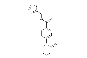 N-(2-furfuryl)-4-(2-ketopiperidino)benzamide