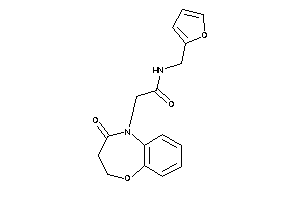 Image of N-(2-furfuryl)-2-(4-keto-2,3-dihydro-1,5-benzoxazepin-5-yl)acetamide