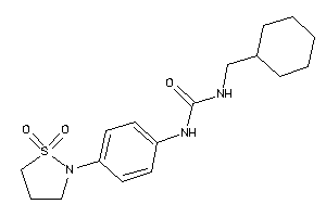 1-(cyclohexylmethyl)-3-[4-(1,1-diketo-1,2-thiazolidin-2-yl)phenyl]urea