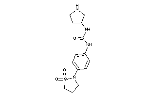 1-[4-(1,1-diketo-1,2-thiazolidin-2-yl)phenyl]-3-pyrrolidin-3-yl-urea