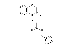 N-(2-furfuryl)-3-(3-keto-1,4-benzoxazin-4-yl)propionamide