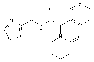 2-(2-ketopiperidino)-2-phenyl-N-(thiazol-4-ylmethyl)acetamide