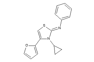 [3-cyclopropyl-4-(2-furyl)-4-thiazolin-2-ylidene]-phenyl-amine