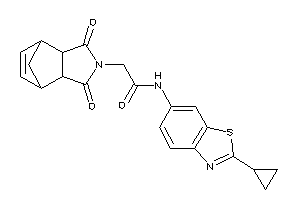 N-(2-cyclopropyl-1,3-benzothiazol-6-yl)-2-(diketoBLAHyl)acetamide