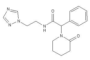 2-(2-ketopiperidino)-2-phenyl-N-[2-(1,2,4-triazol-1-yl)ethyl]acetamide