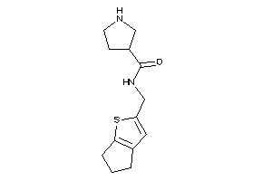 N-(5,6-dihydro-4H-cyclopenta[b]thiophen-2-ylmethyl)pyrrolidine-3-carboxamide