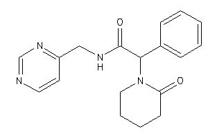 2-(2-ketopiperidino)-2-phenyl-N-(4-pyrimidylmethyl)acetamide