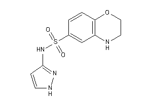 N-(1H-pyrazol-3-yl)-3,4-dihydro-2H-1,4-benzoxazine-6-sulfonamide