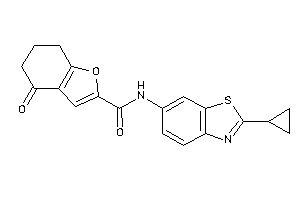 N-(2-cyclopropyl-1,3-benzothiazol-6-yl)-4-keto-6,7-dihydro-5H-benzofuran-2-carboxamide