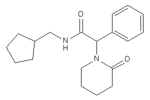 N-(cyclopentylmethyl)-2-(2-ketopiperidino)-2-phenyl-acetamide