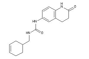 Image of 1-(cyclohex-3-en-1-ylmethyl)-3-(2-keto-3,4-dihydro-1H-quinolin-6-yl)urea