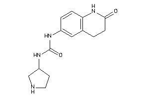 1-(2-keto-3,4-dihydro-1H-quinolin-6-yl)-3-pyrrolidin-3-yl-urea