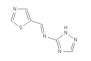 Thiazol-5-ylmethylene(1H-1,2,4-triazol-5-yl)amine