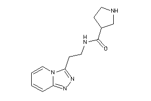 N-[2-([1,2,4]triazolo[4,3-a]pyridin-3-yl)ethyl]pyrrolidine-3-carboxamide