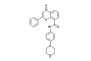 4-keto-2-phenyl-N-(4-piperazinophenyl)chromene-8-carboxamide