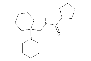 N-[(1-piperidinocyclohexyl)methyl]cyclopentanecarboxamide