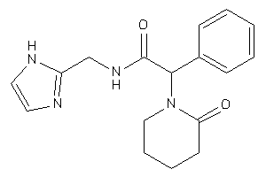 N-(1H-imidazol-2-ylmethyl)-2-(2-ketopiperidino)-2-phenyl-acetamide