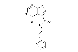 N-[2-(2-furyl)ethyl]-4-keto-3H-furo[2,3-d]pyrimidine-5-carboxamide