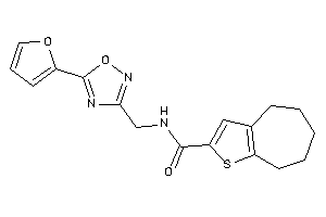 N-[[5-(2-furyl)-1,2,4-oxadiazol-3-yl]methyl]-5,6,7,8-tetrahydro-4H-cyclohepta[b]thiophene-2-carboxamide