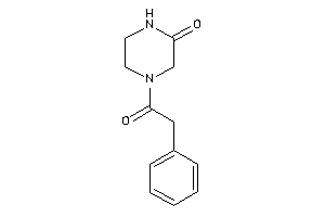 4-(2-phenylacetyl)piperazin-2-one