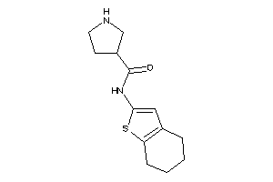 N-(4,5,6,7-tetrahydrobenzothiophen-2-yl)pyrrolidine-3-carboxamide