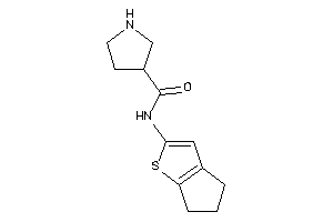 Image of N-(5,6-dihydro-4H-cyclopenta[b]thiophen-2-yl)pyrrolidine-3-carboxamide