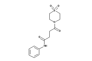 4-(1,1-diketo-1,4-thiazinan-4-yl)-4-keto-N-phenyl-butyramide