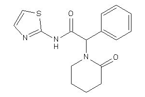 2-(2-ketopiperidino)-2-phenyl-N-thiazol-2-yl-acetamide