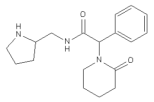 2-(2-ketopiperidino)-2-phenyl-N-(pyrrolidin-2-ylmethyl)acetamide