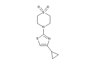 4-(4-cyclopropylthiazol-2-yl)-1,4-thiazinane 1,1-dioxide