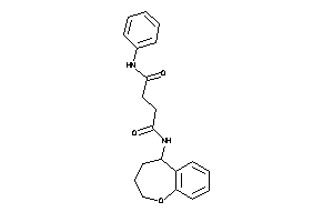 N'-phenyl-N-(2,3,4,5-tetrahydro-1-benzoxepin-5-yl)succinamide