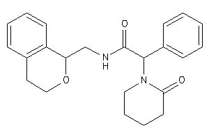 N-(isochroman-1-ylmethyl)-2-(2-ketopiperidino)-2-phenyl-acetamide