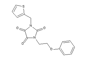 1-(2-phenoxyethyl)-3-(2-thenyl)imidazolidine-2,4,5-trione