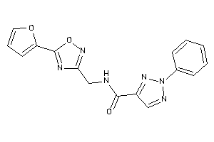 N-[[5-(2-furyl)-1,2,4-oxadiazol-3-yl]methyl]-2-phenyl-triazole-4-carboxamide